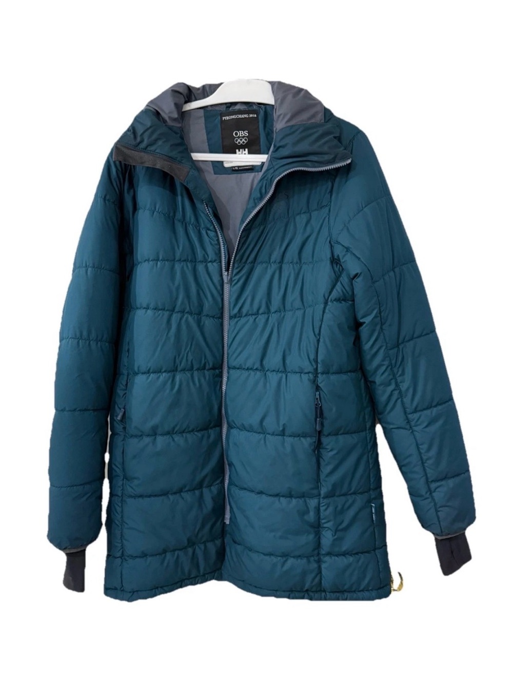 2018 Pyeongchang Winter Olympics Hally Hansen Puffer/Parka Media Crew Jacket